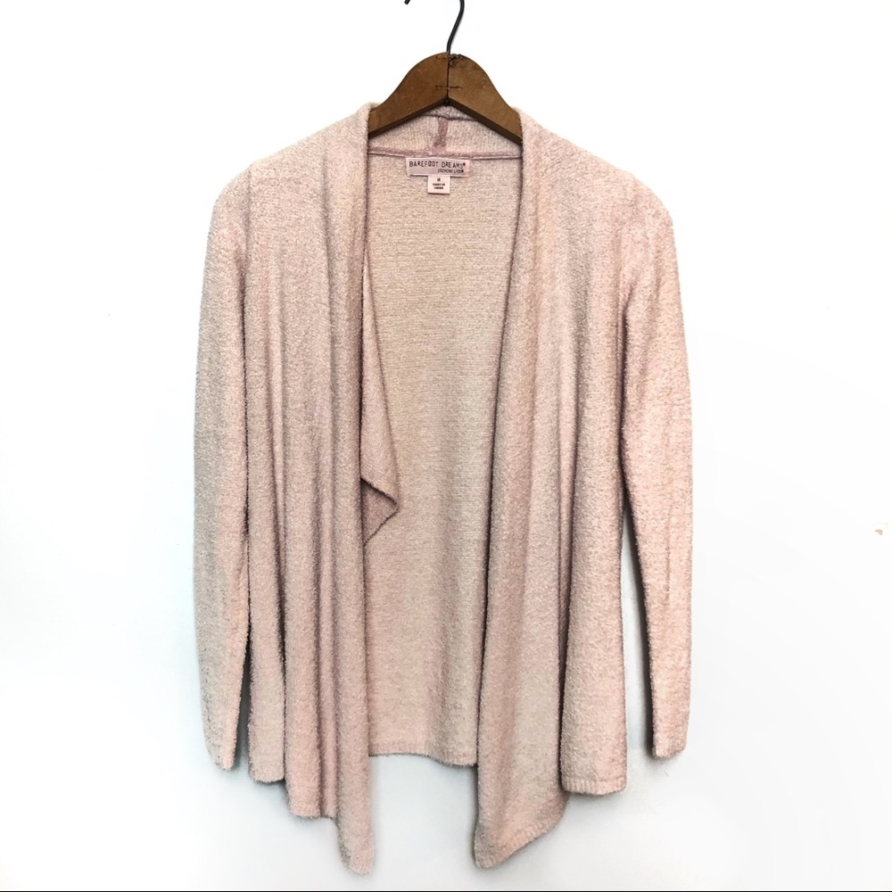 Barefoot Dreams | Pink Cozychic Lite Cardigan Sz M